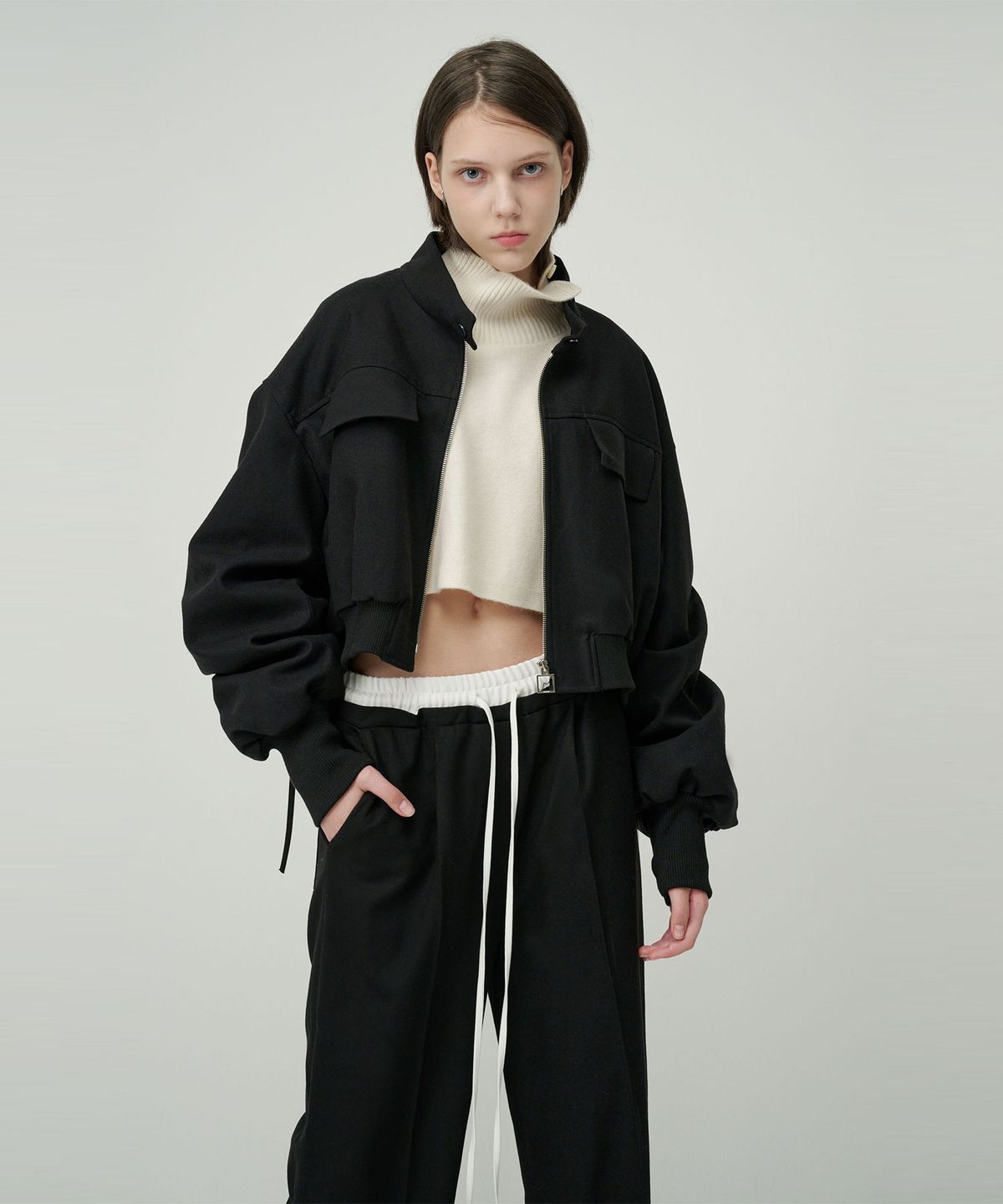 세컨드 아르무아(02ARMOIRE) Jamie Padded Jacket _ Black