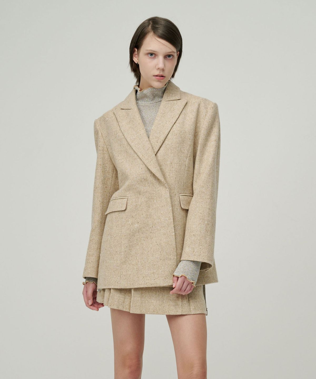 세컨드 아르무아(02ARMOIRE) Ines Jacket _ Oatmeal