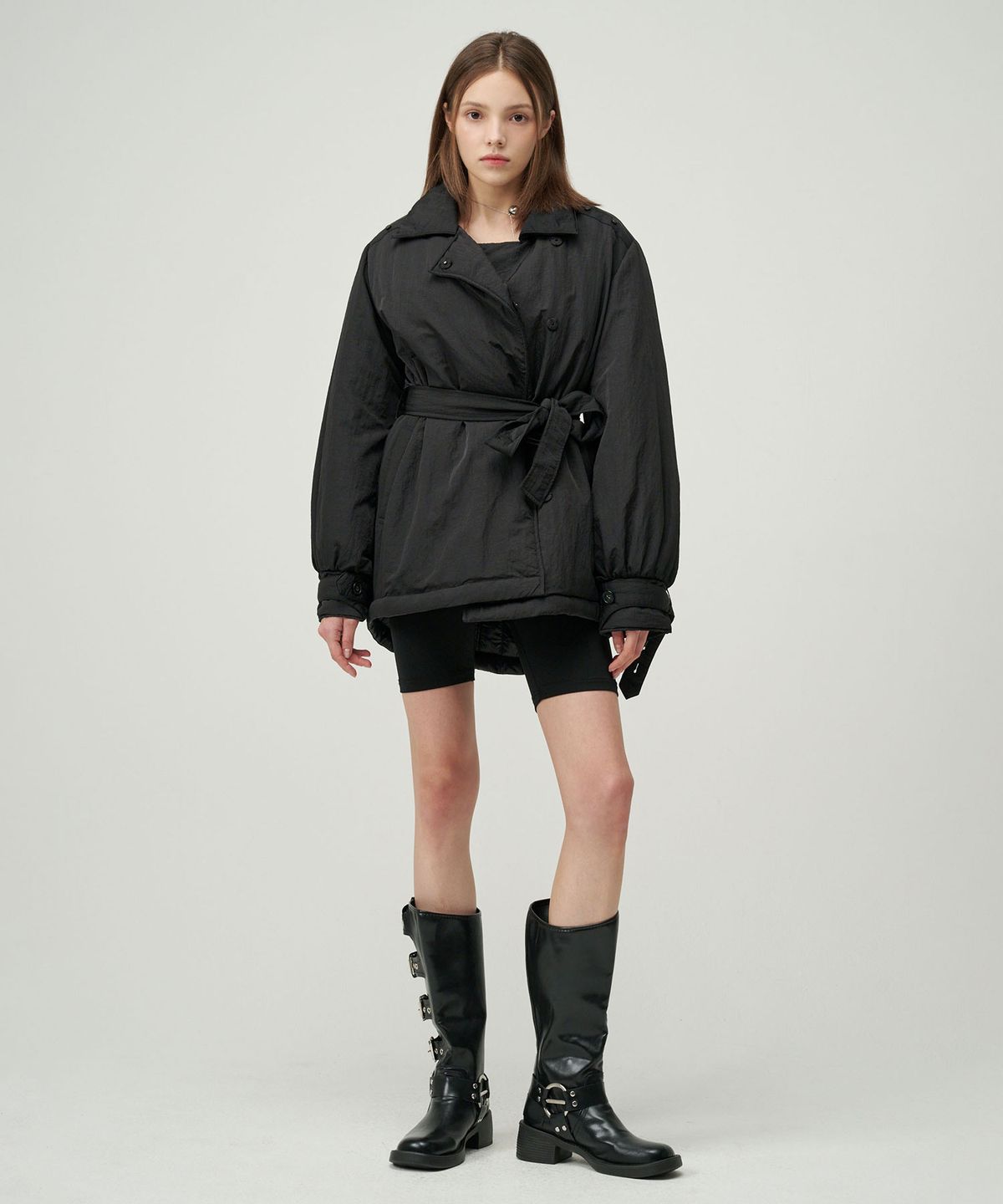세컨드 아르무아(02ARMOIRE) Kannie Puffer Jacket _ Black