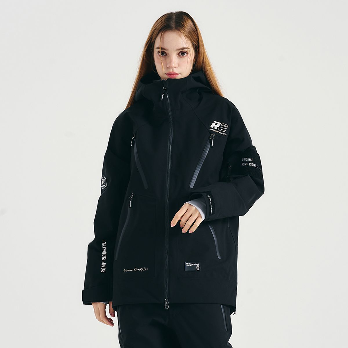 롬프(ROMP) TV R2 HARD JACKET (BLACK)