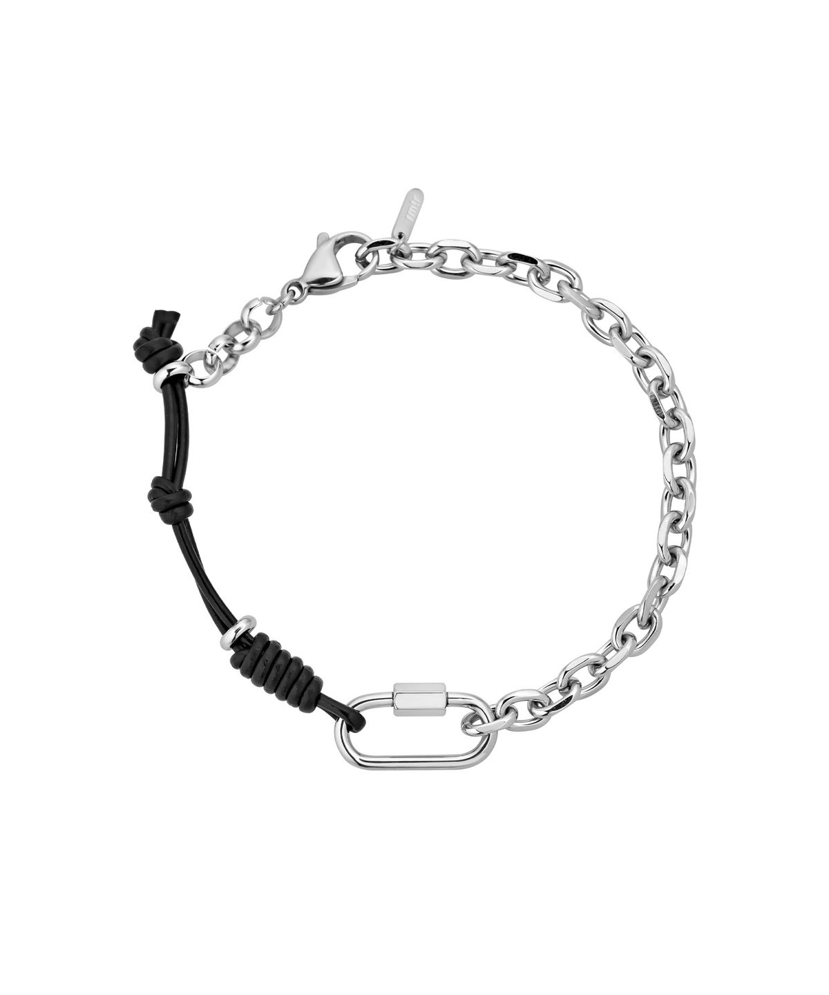 로맨티누어(ROMANTINUER) SN.172 Leather Chain Bracelet