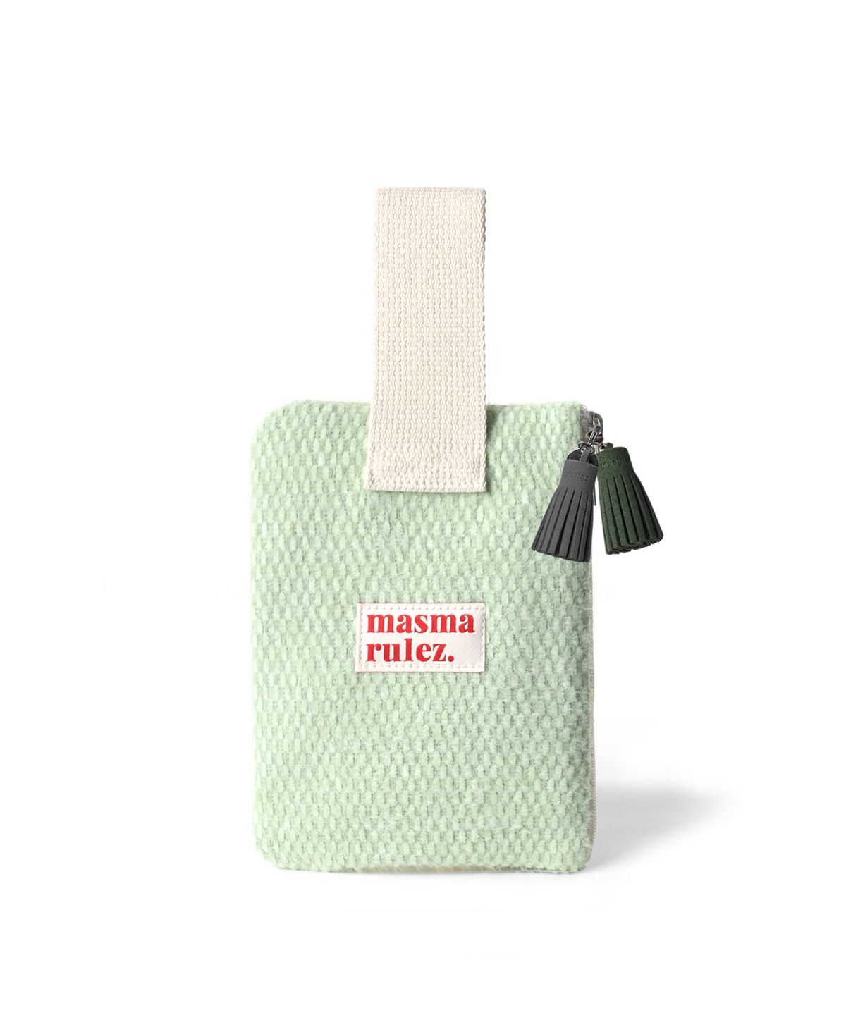 마스마룰즈(MASMARULEZ) Strap pouch _ 포그니 Baby green