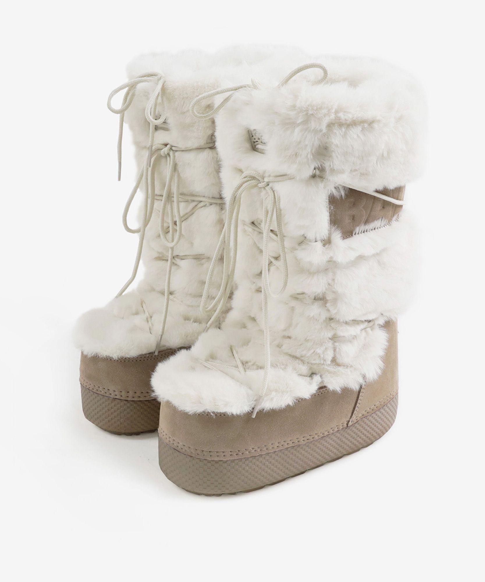 BADBLOOD★韓国大人気 Eskimo Boots Tall - Cream MUSINSA | BADBLOOD Eskimo Boots Tall Platform - Cream