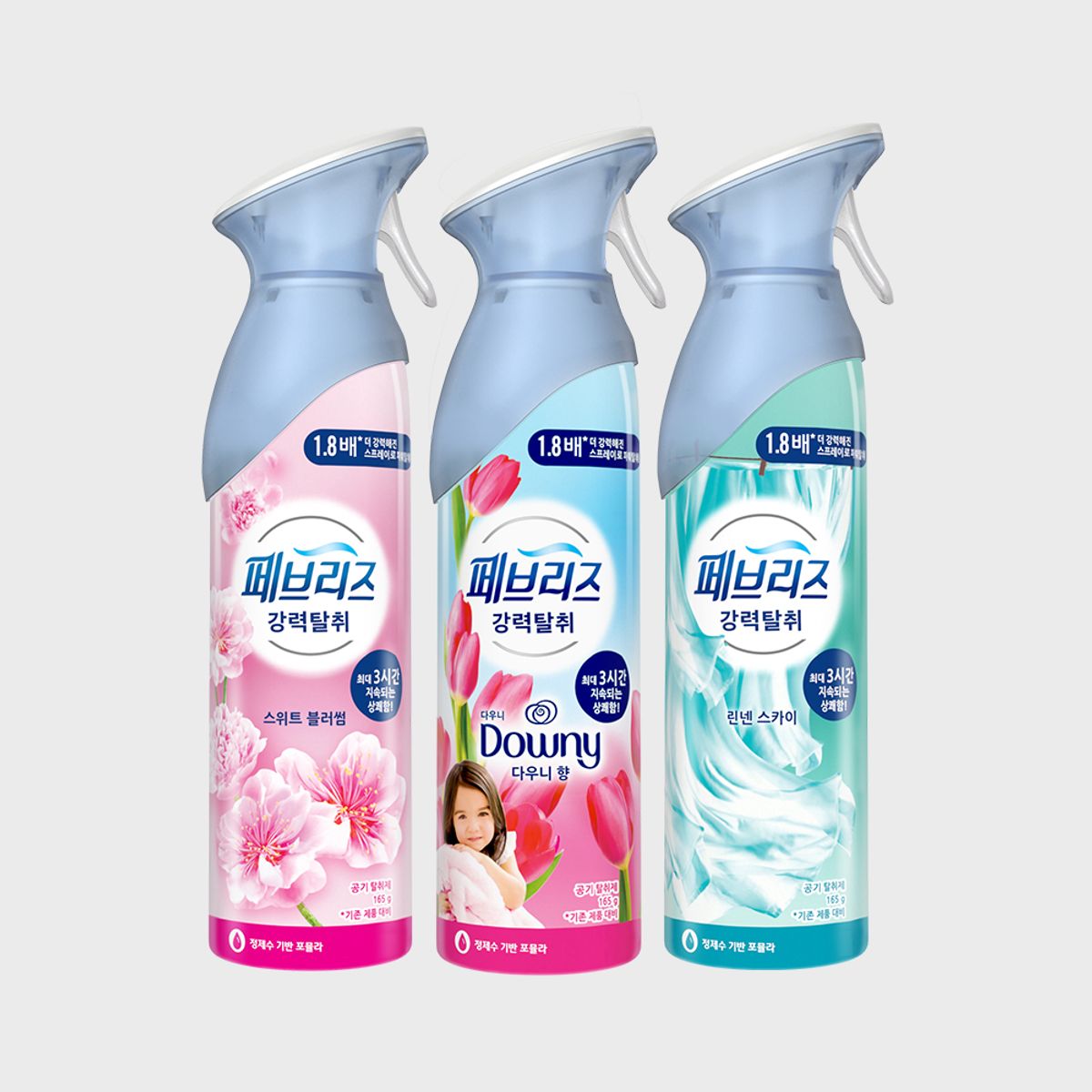 페브리즈(FEBREZE) 공기탈취제 에어 165g 3개