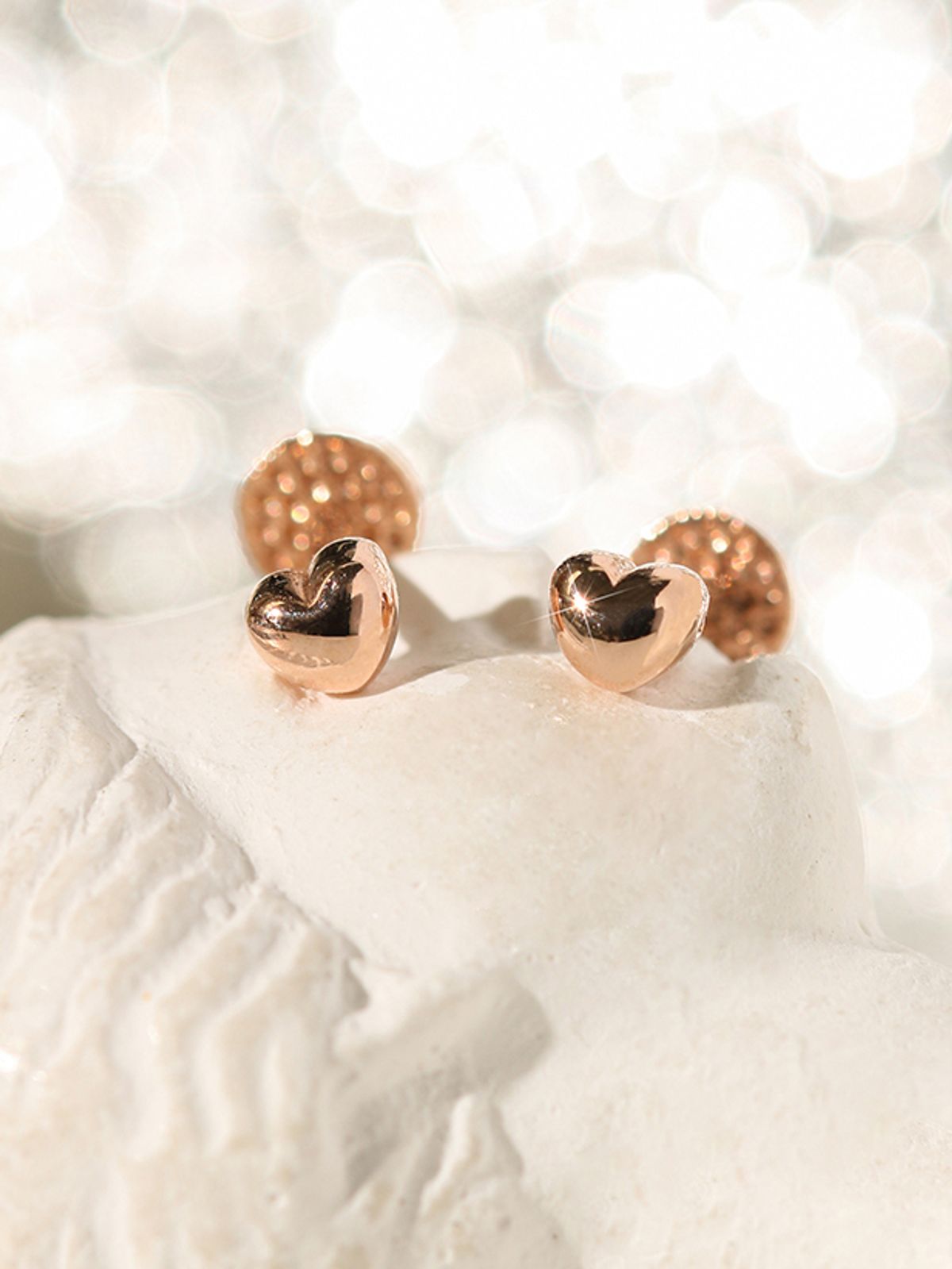 미니멀피어싱(MINIMALPIERCING) 14K 미니미 콩알 하트 라블렛 피어싱