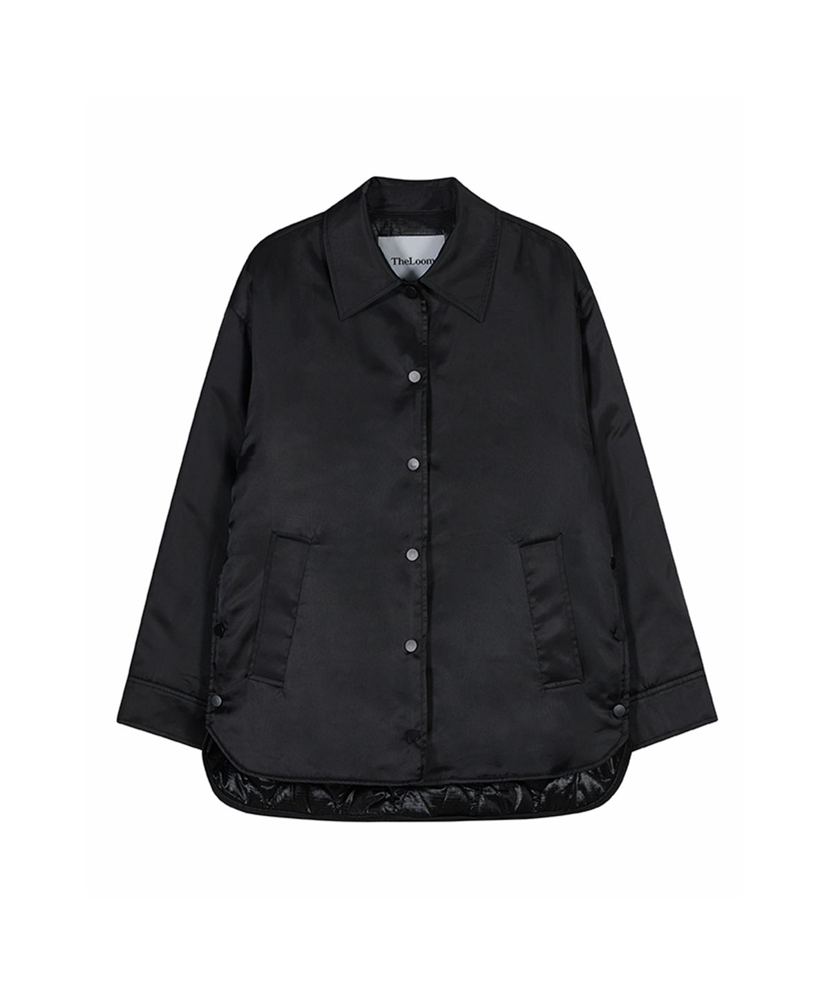 더룸(THELOOM) PADDED SHIRT COAT_BLACK