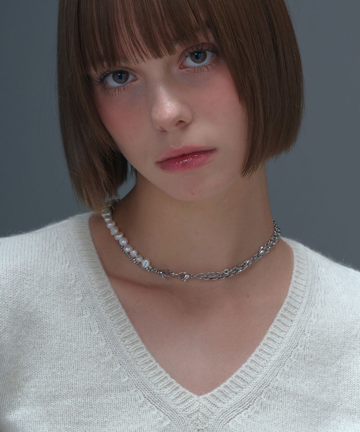 로맨티누어(ROMANTINUER) SN.187 Two Way Pearl Necklace
