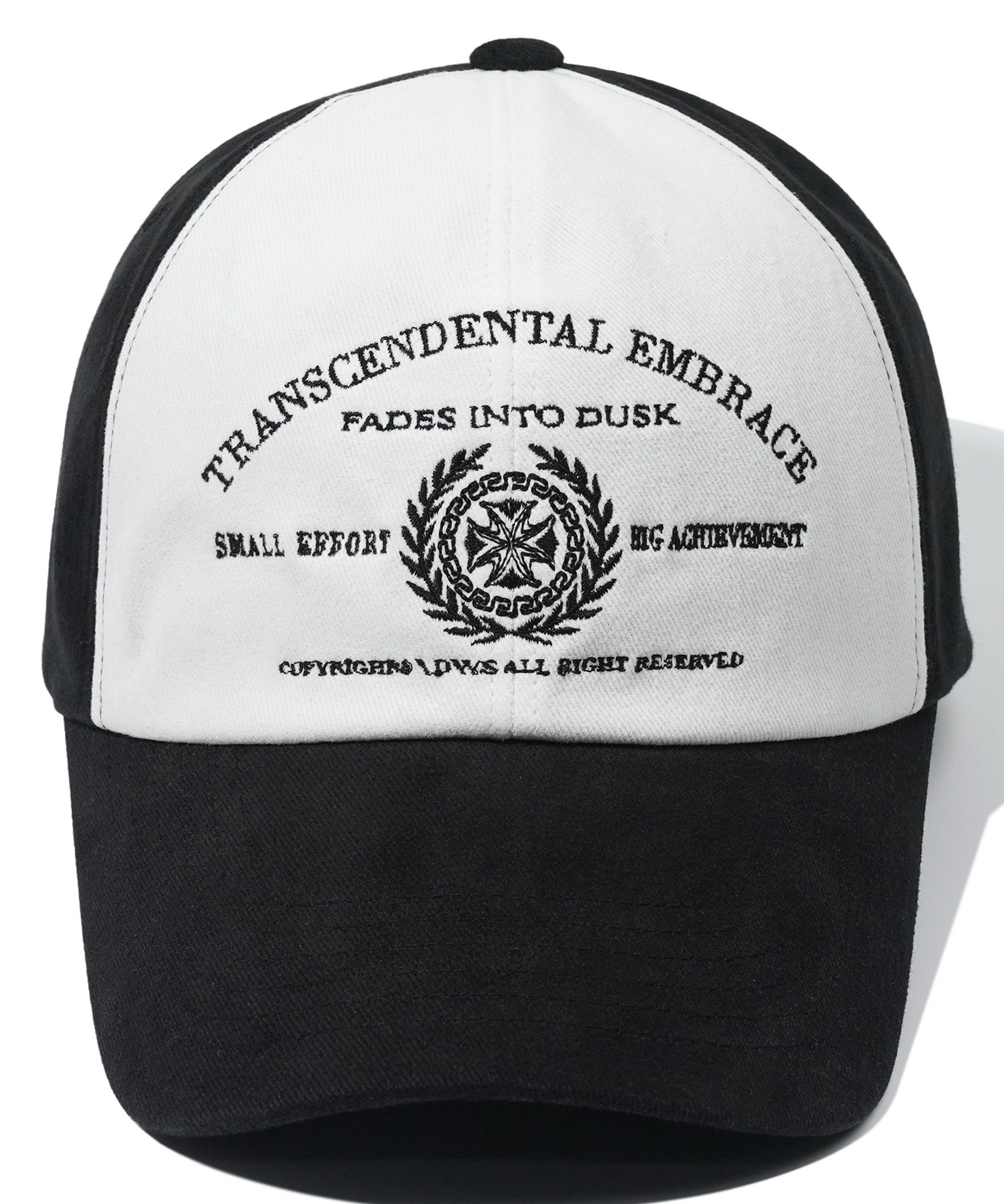 MUSINSA | IDWS Saga Leaf Maxi Cap Black/White
