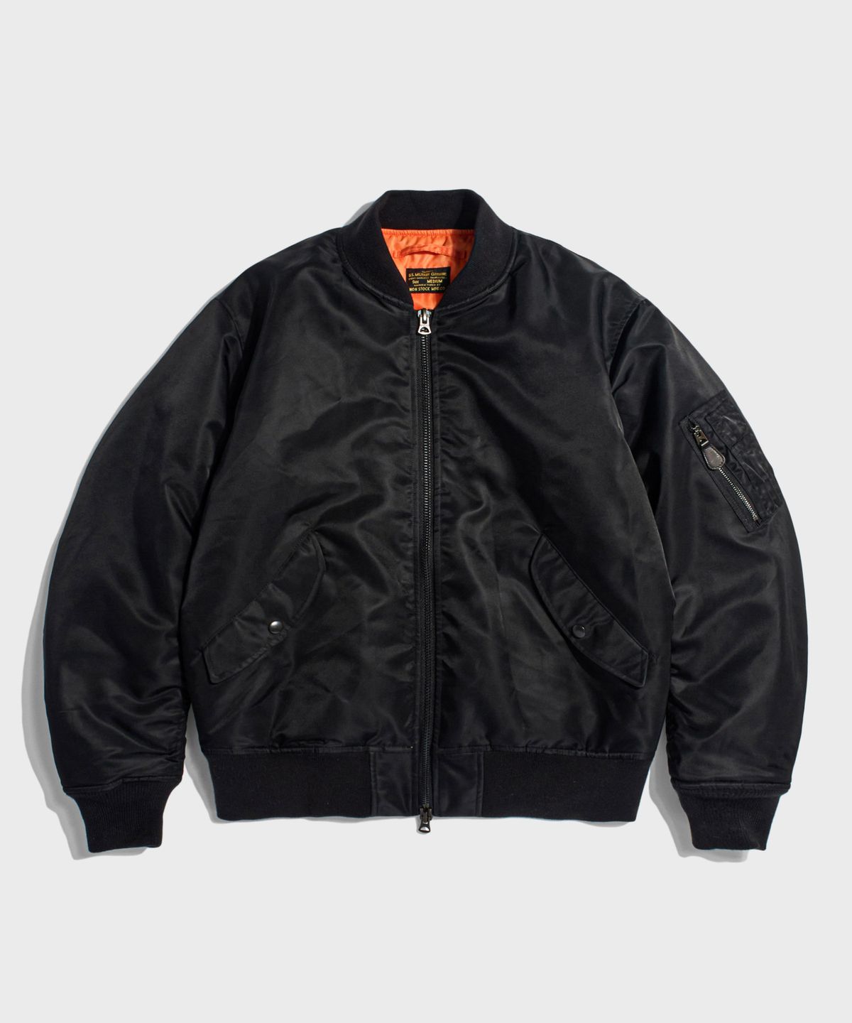브론슨(BRONSON) MA-1 Flight Jacket 1970s Model KR ver. Black
