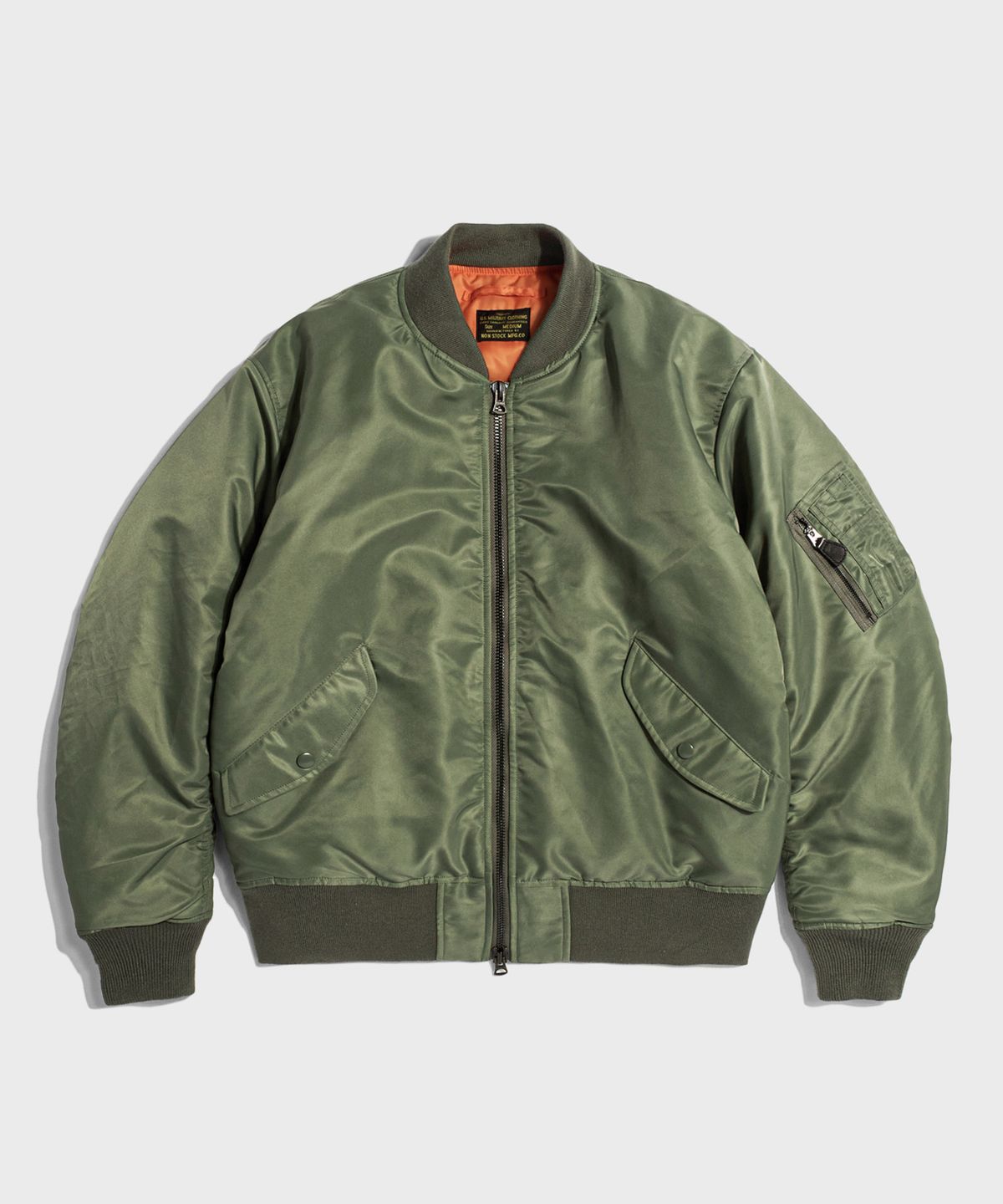 브론슨(BRONSON) MA-1 Flight Jacket 1970s Model KR ver. Olive