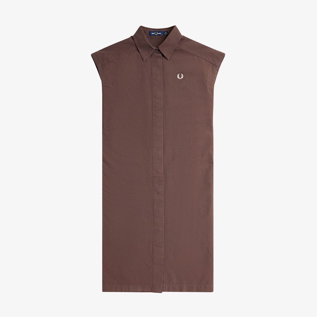프레드페리(FRED PERRY) [Womens] 슬리브리스 셔츠 드레스 - 캐링턴로드브릭 AFPF2417172-U53