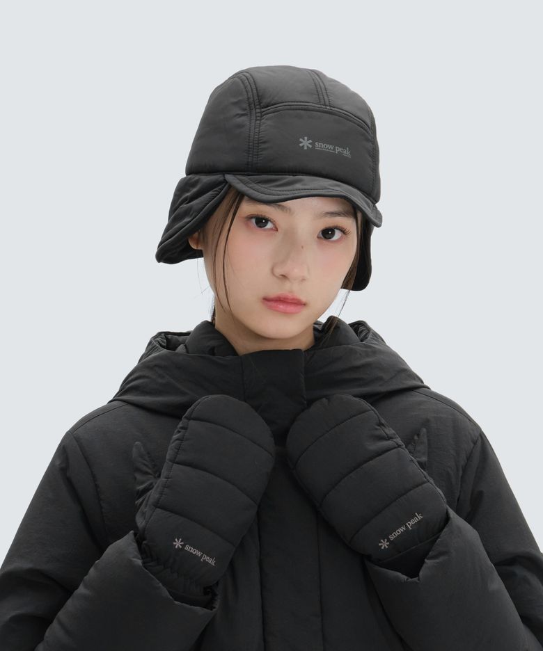 패딩 숏 이어플랩 캡 (S24WUFCP78) Black