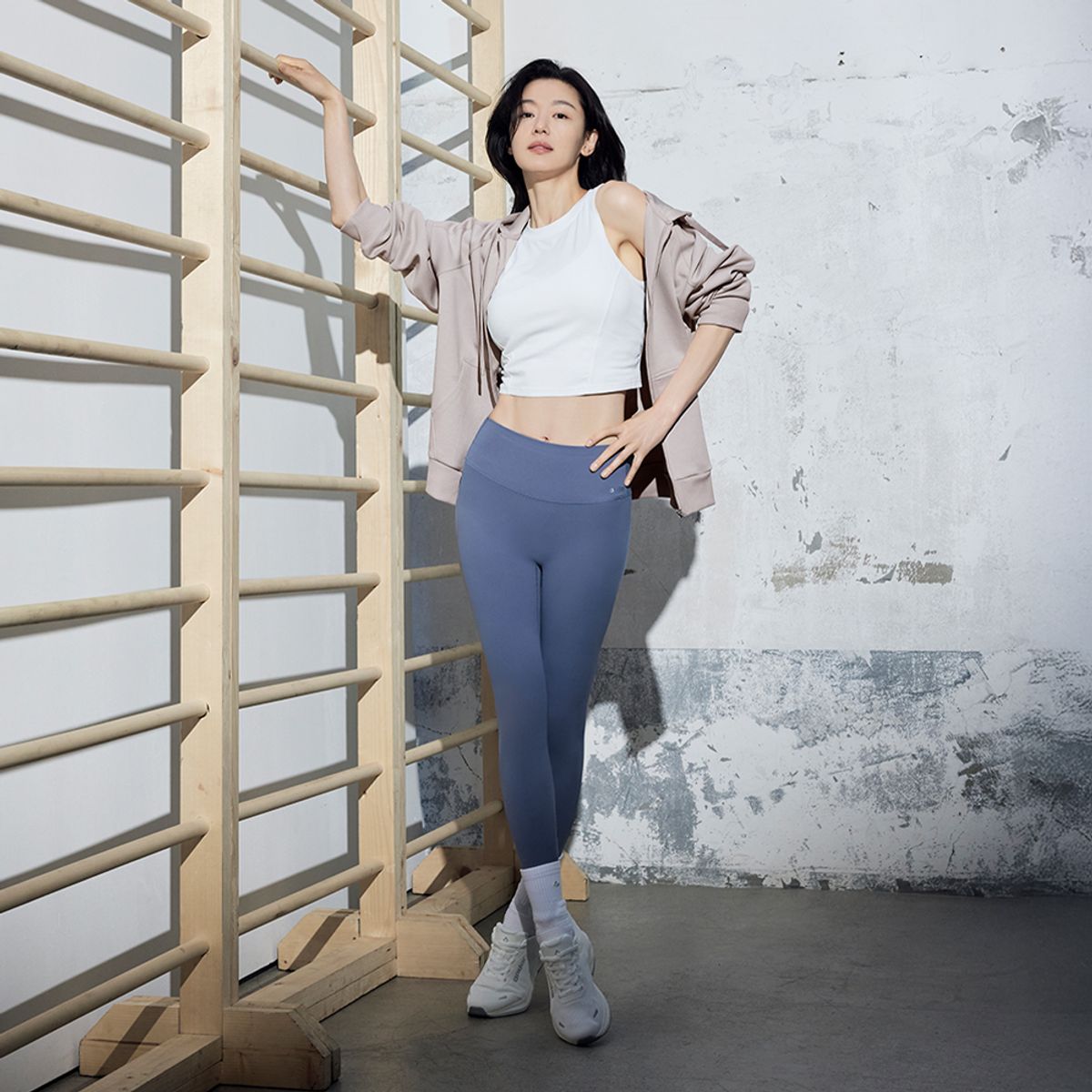 안다르(ANDAR) [2 PACK] 릴레어 레깅스 8.2부