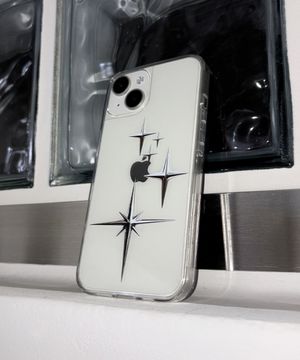 메탈릭 트윙클 아이폰 갤럭시 젤하드 케이스