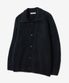 울 부클레 카라 가디건_블랙