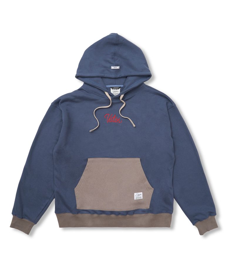 Vatos Mix Oversized Hoodie Deep Blue
