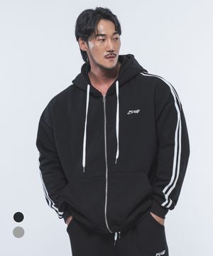 P2458 헤비 라인 후드 집업  [2 COLOR]