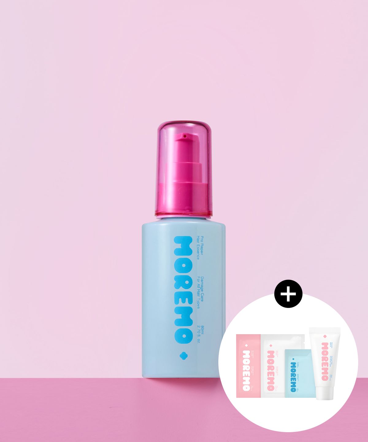 모레모(MOREMO) 모레모 프로 리페어 헤어 에센스 80ml 피오니 플로럴 향+(증정) 리커버리밤 20ML+샤쉐3종