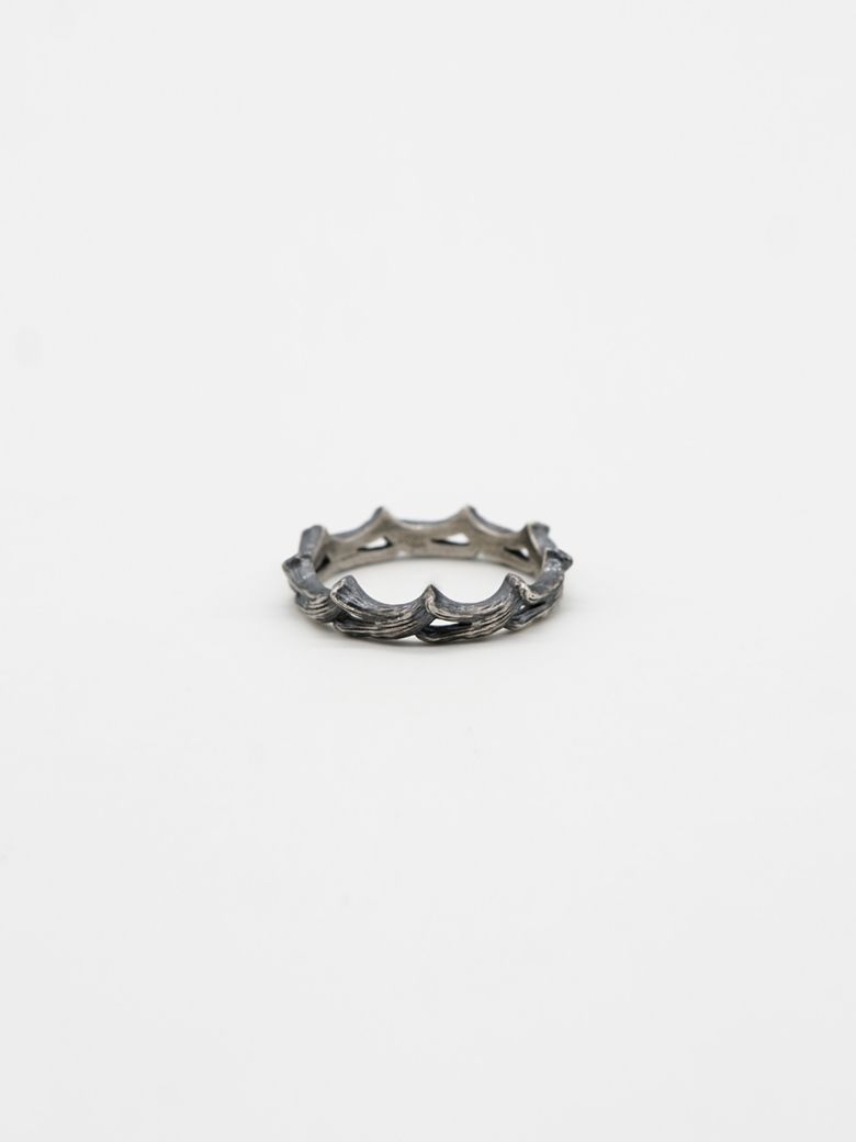 Rough Wave Crown Ring