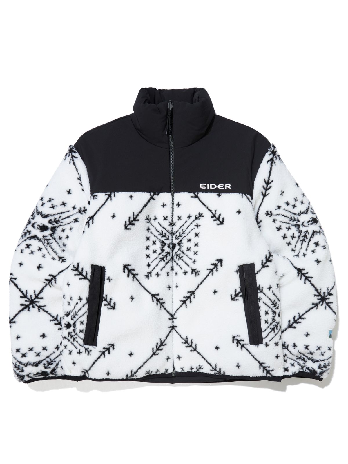 아이더(EIDER) HUG (허그) UNI 리버시블 플리스 다운 자켓_White