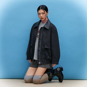 레더카라 블루종 점퍼(퀼팅안감) AQ4WZA60