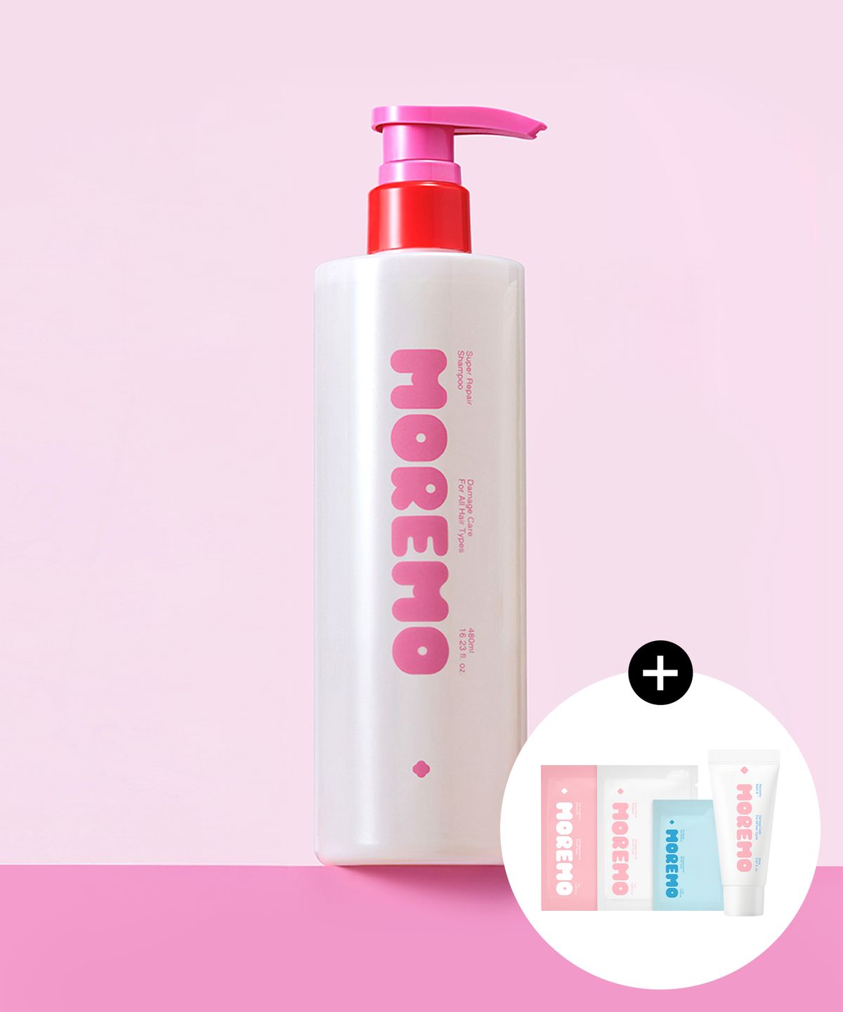 모레모(MOREMO) 모레모 슈퍼 리페어 샴푸 480ml+(증정) 리커버리밤 20ML+샤쉐3종