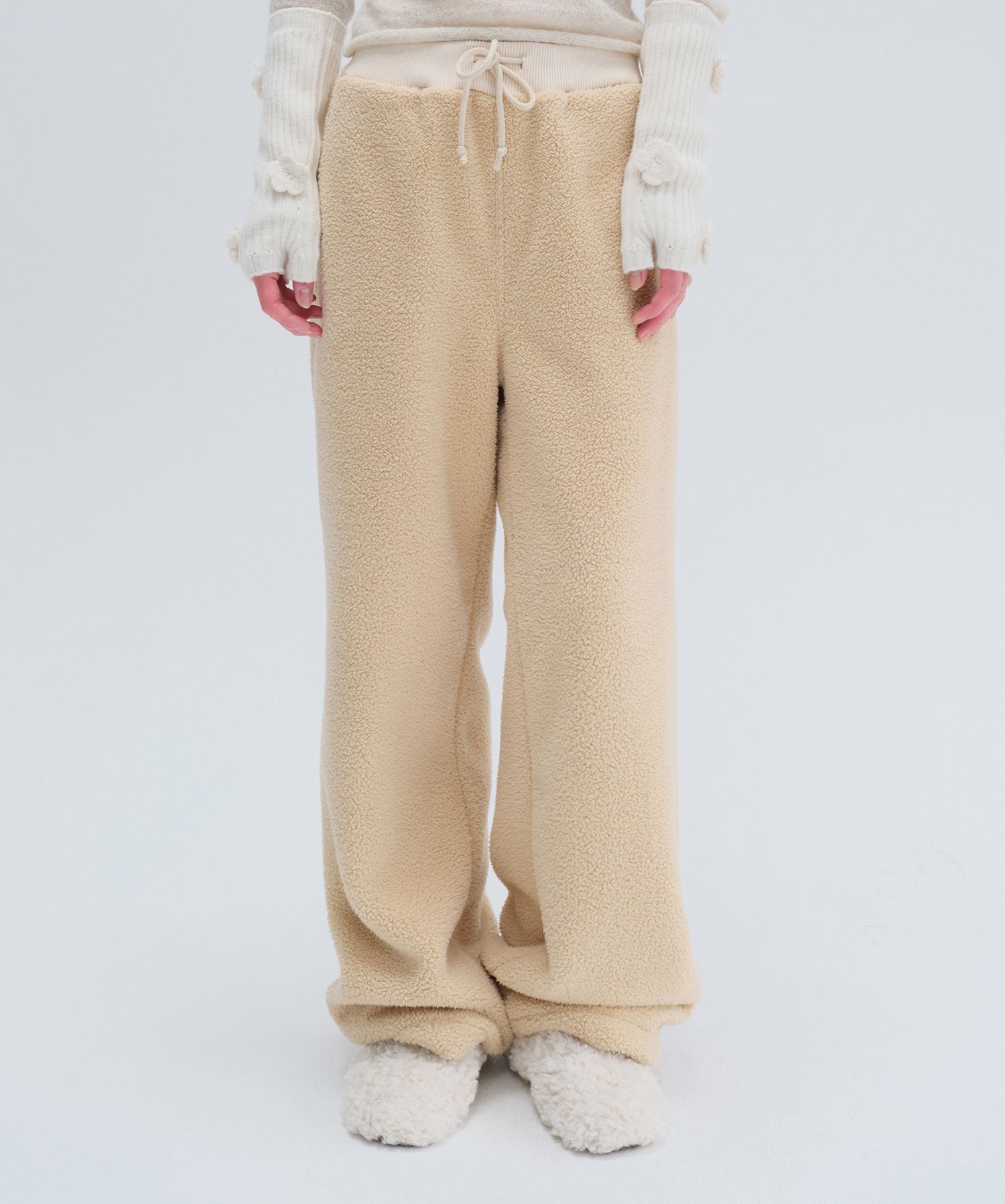【DIAGONAL】24FW SHEARING BANDING PANTS MUSINSA | DIAGONAL SHEARING BANDING PANTS (beige)