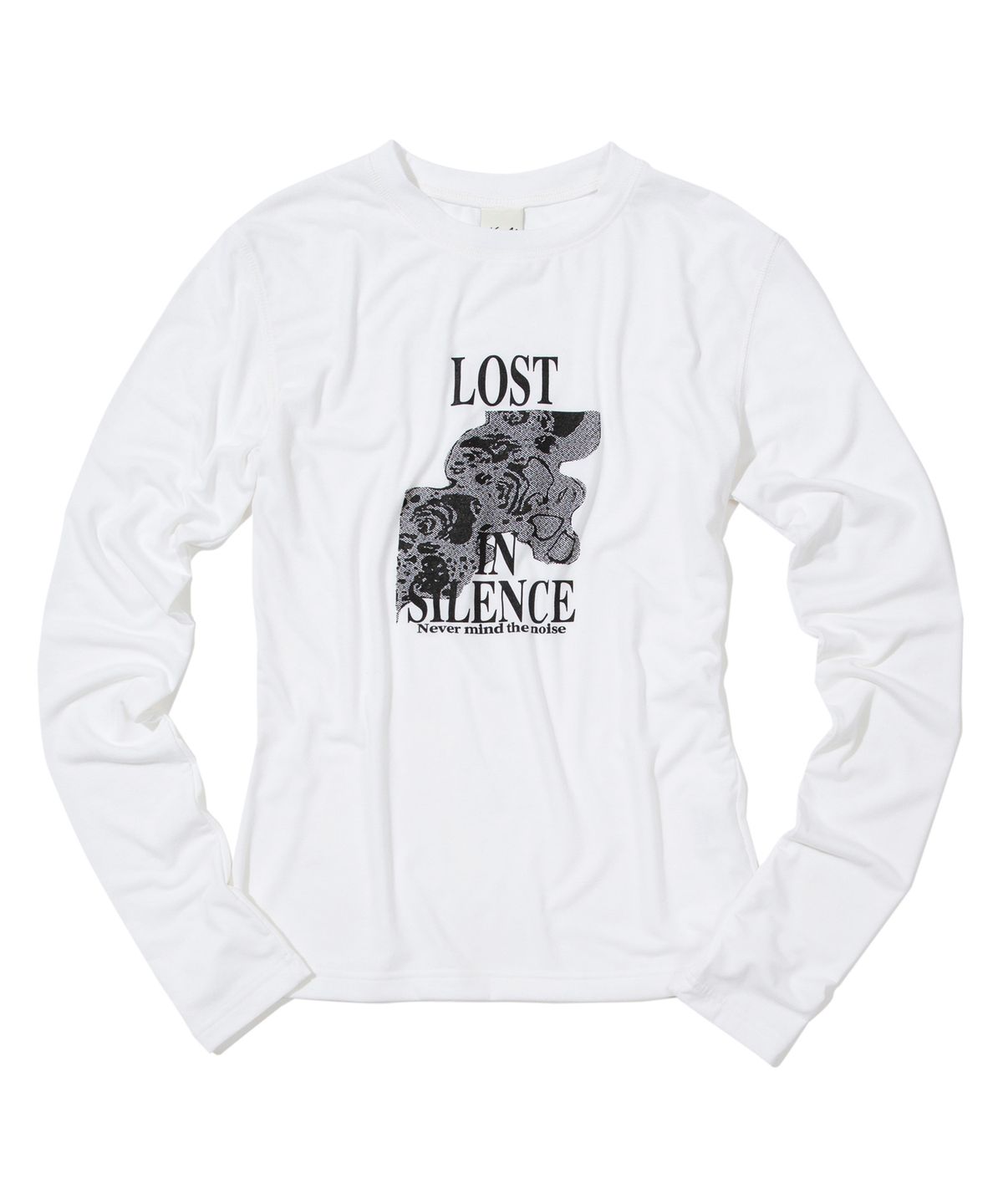 크루치(KRUCHI) Lost in Silence long-sleeved (WHITE) WOMENS