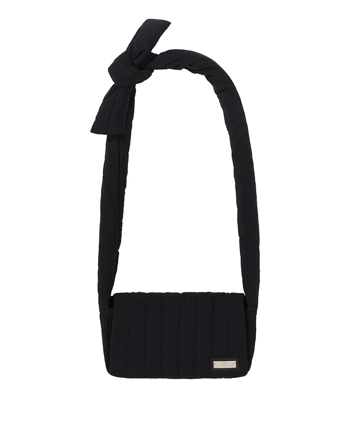 오픈야드(오와이)(OPENYARD(OY)) PADDING TIE CROSS BAG-BLACK