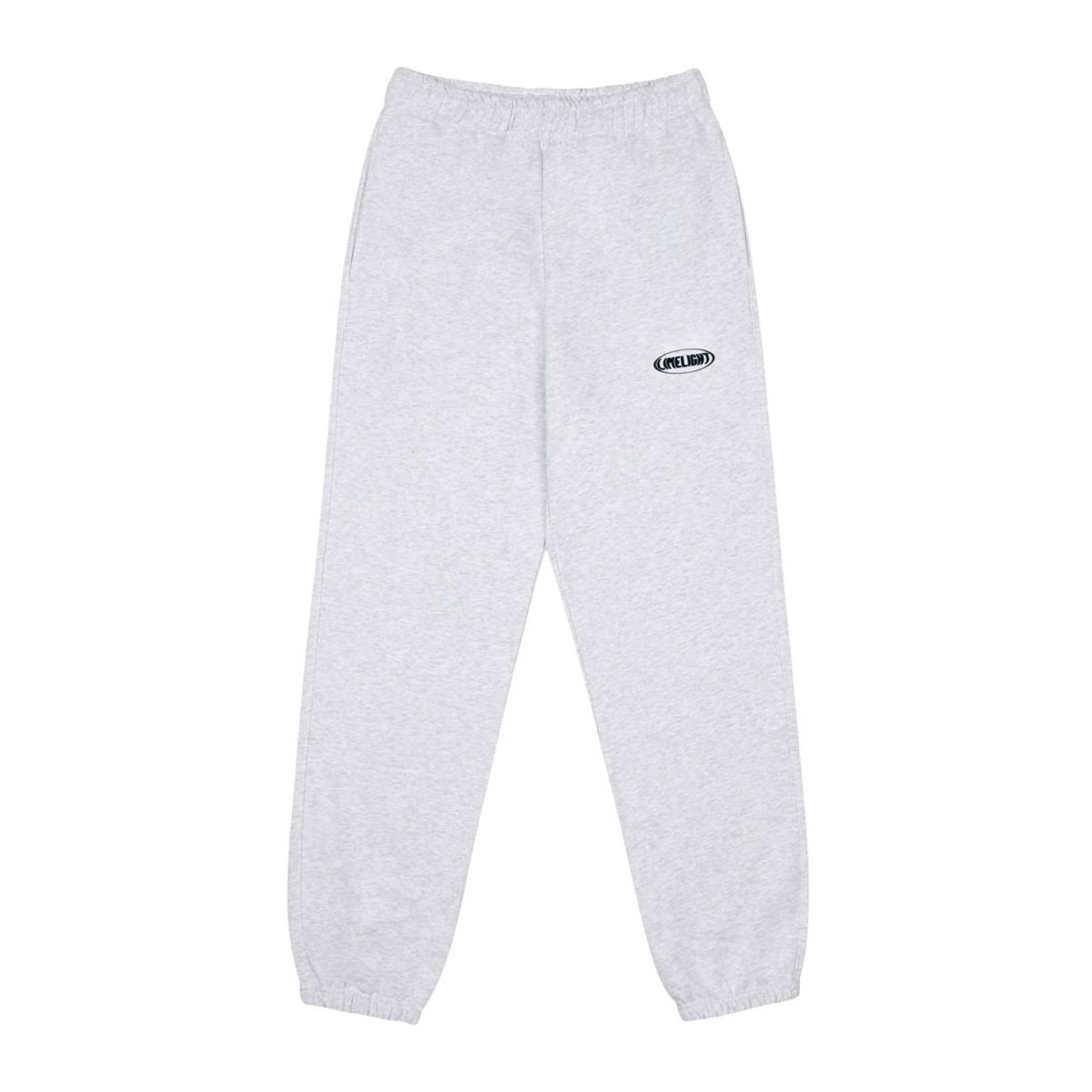 라임라잇 어패럴(LIMELIGHT APPAREL) 어패럴 오발 로고 헤비 조거 팬츠(애쉬그레이/블랙)