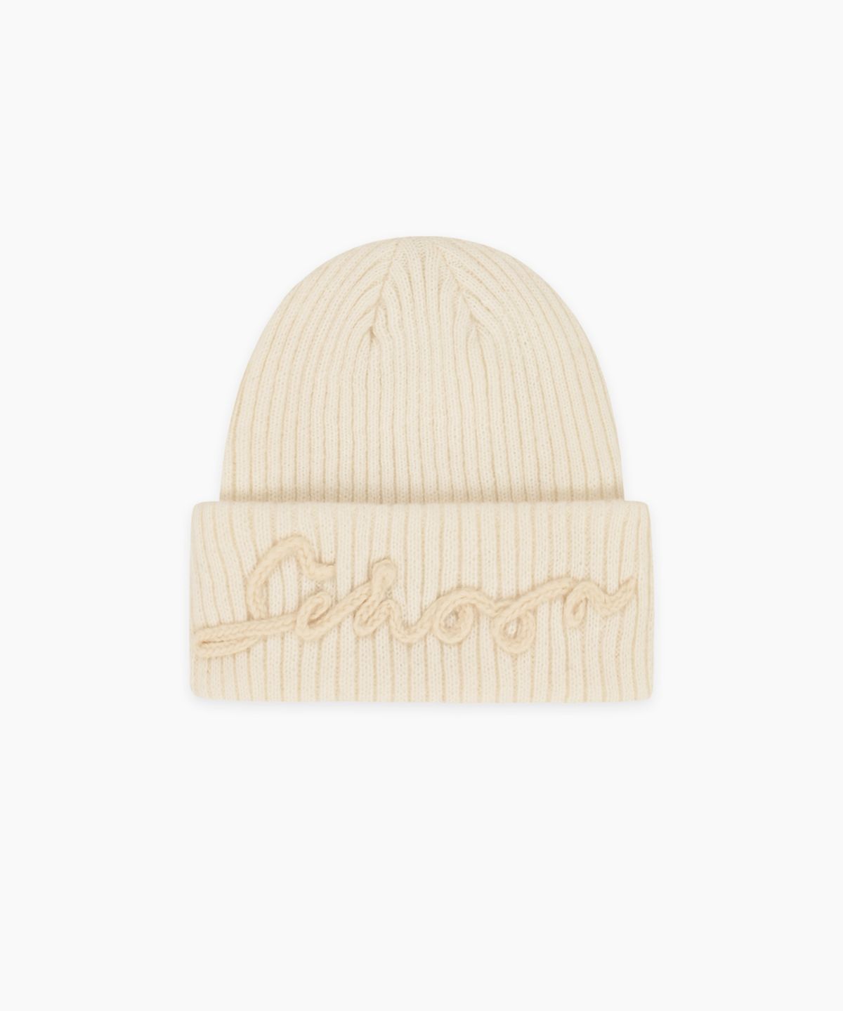시눈(SINOON) Sinoon Logo Beanie (Cream)