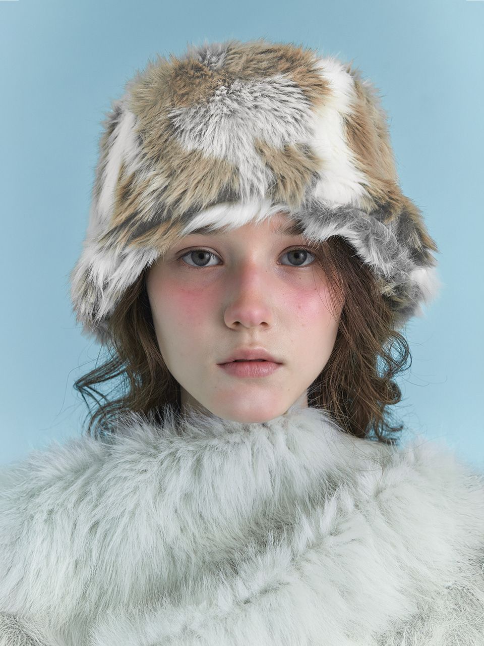 MUSINSA | POESIEDAME MEATEL HAT IN SANDGREY SLEEK
