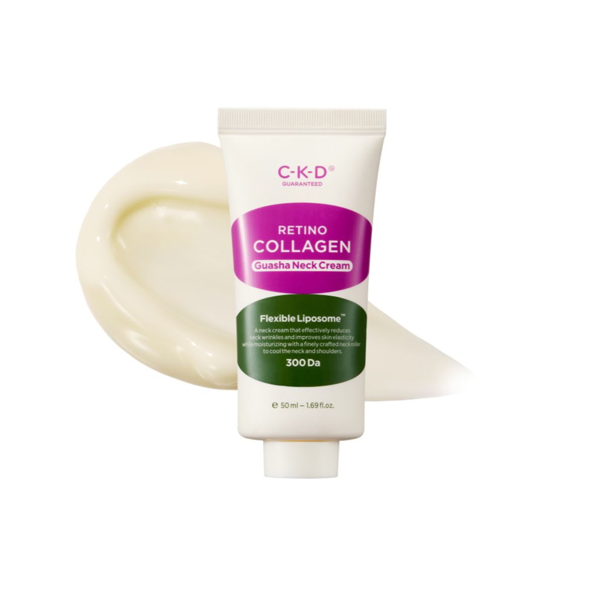 씨케이디 개런티드(CKD GUARANTEED) 레티노콜라겐 저분자 300 괄사 목주름 크림 리필 50ml