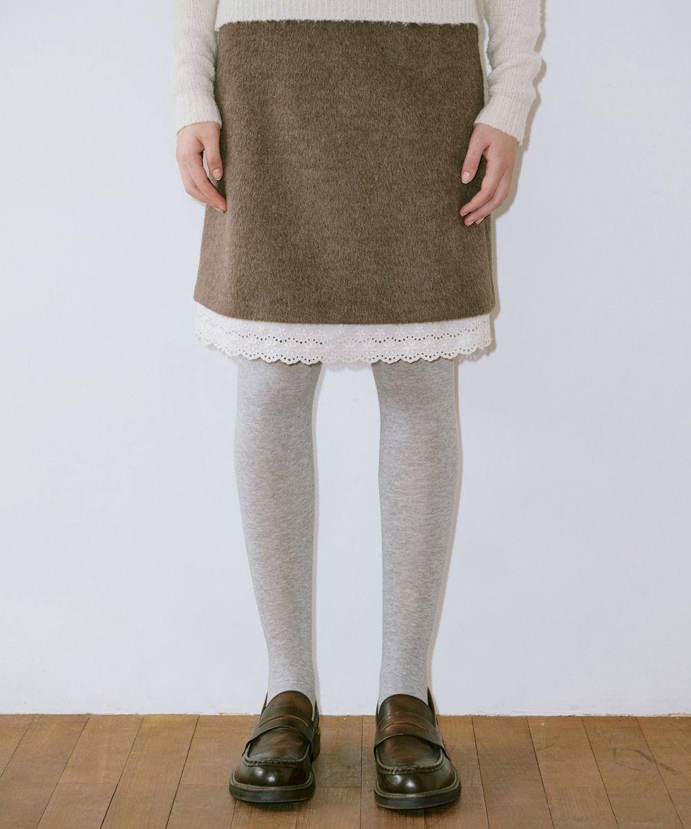 新製品情報も満載 MUSINSA | SINOON Lace Midi Skirt (Brown) スカート