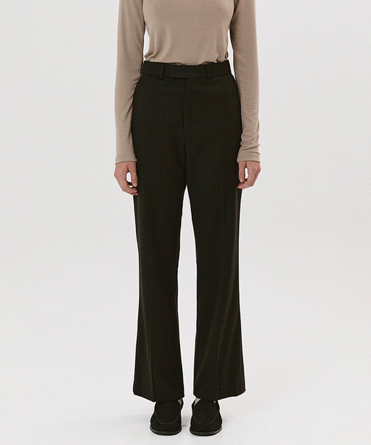 하우스 오브 폰드(HOUSE OF POND) Verona wool trousers (Beige, Black)