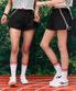 RUNNING TRACK NYLON SHORTS_BLACK