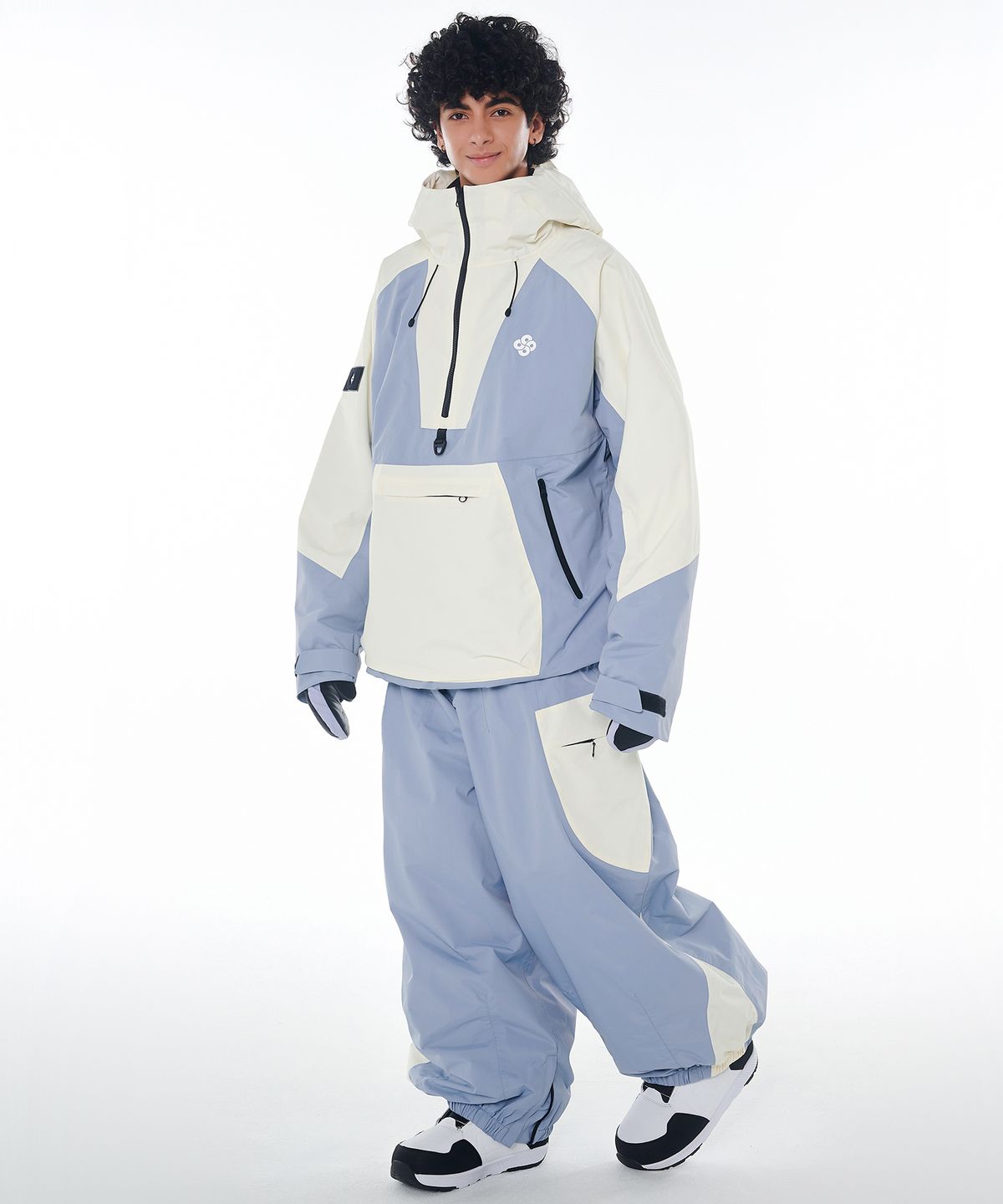 돌아우터웨어(DOLL OUTERWEAR) 2425 피노 자켓&팬츠 보드복 세트 슬레이트 남녀공용