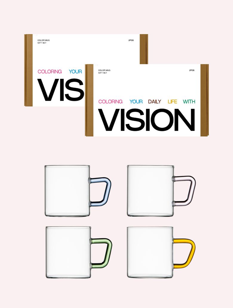 [기프트박스] 컬러머그컵 S 190ml 4pack