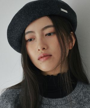 엠브로이드 울 베레모 차콜