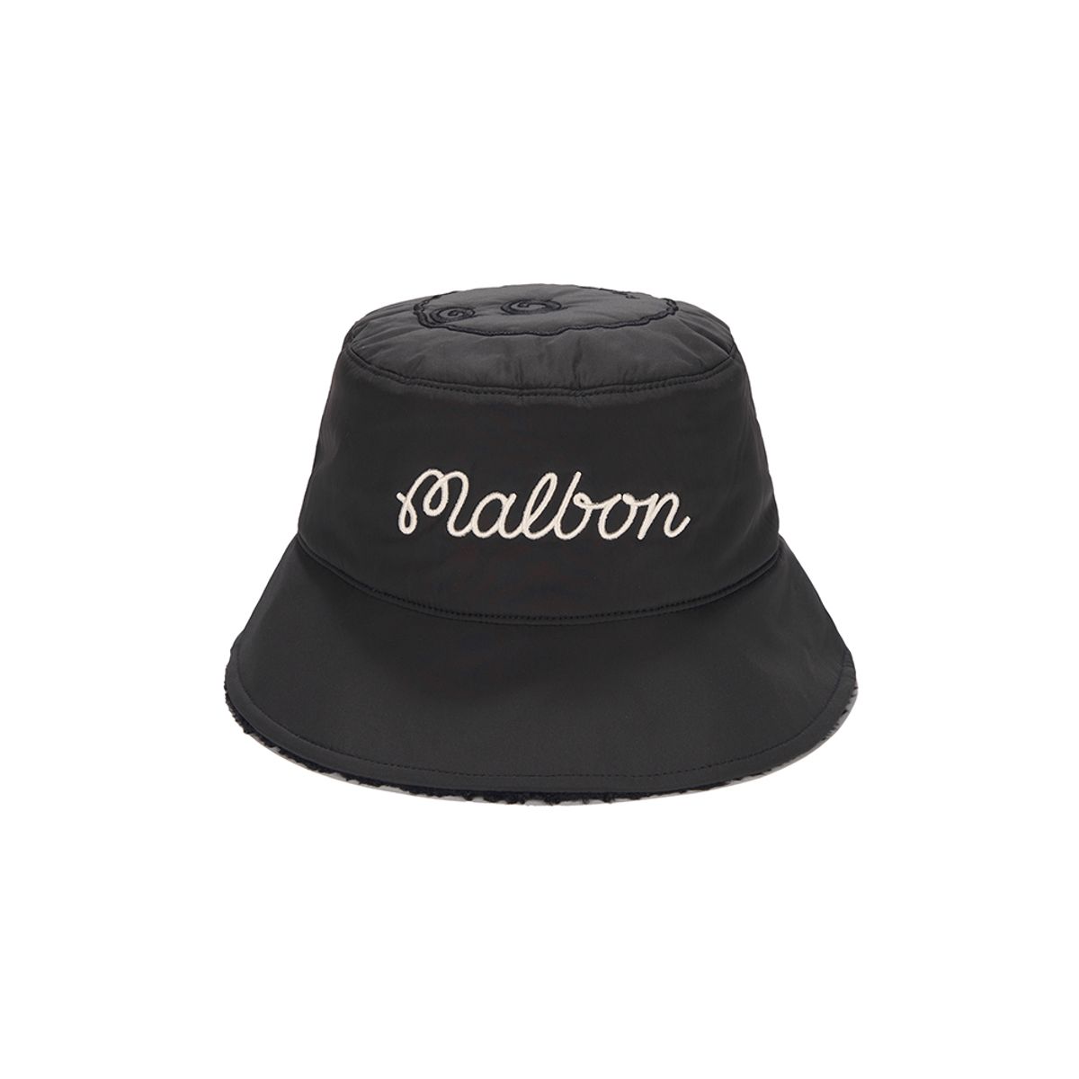 말본 골프(MALBON GOLF) 패딩 리버시블 버킷 햇 BLACK (WOMAN)