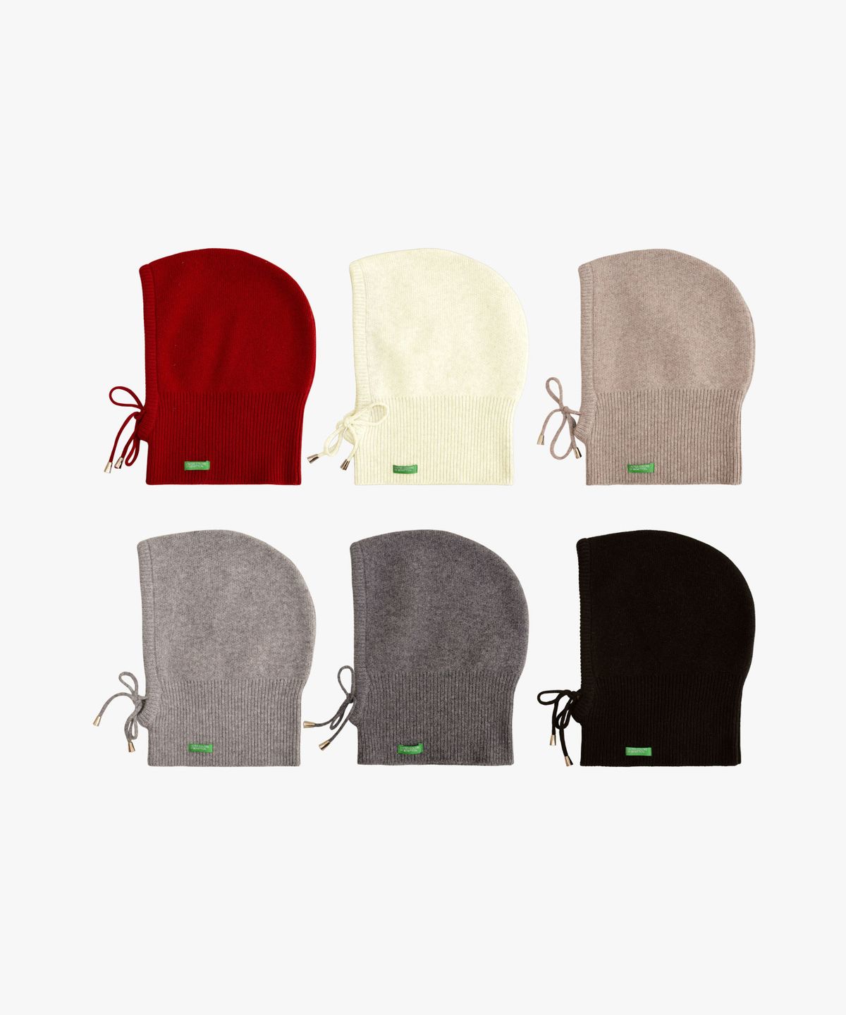 베네통(BENETTON) 컬러 니트 바라클라바 (6colors)
