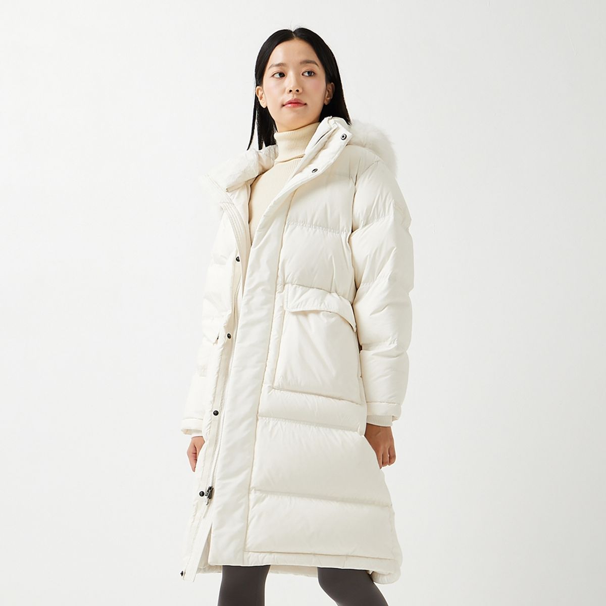 컬럼비아(COLUMBIA) 여성 클라우드 비치 롱 다운 자켓 C54YL3482105