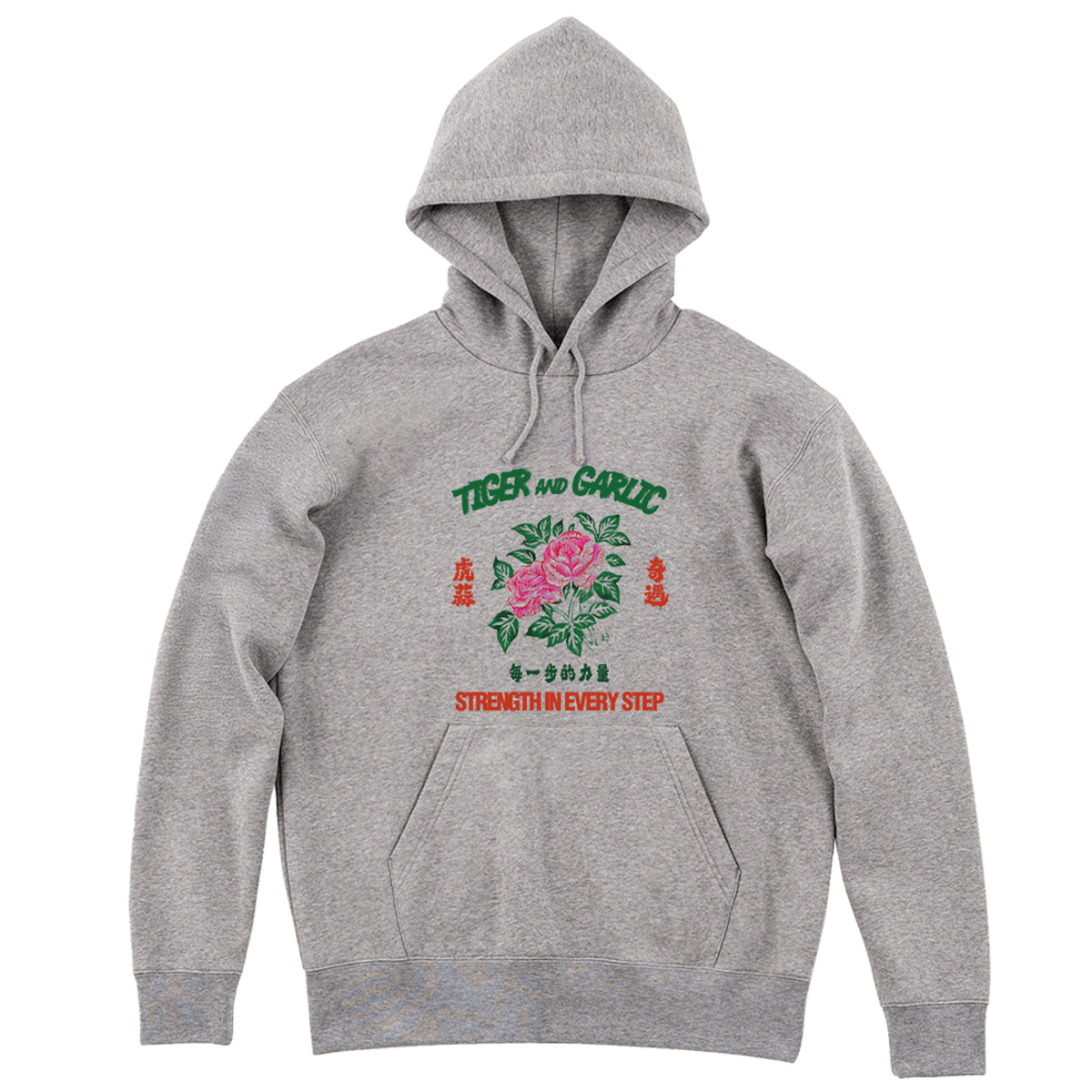 타이거앤갈릭(TIGER AND GARLIC) ROSE HEART_HOODIE