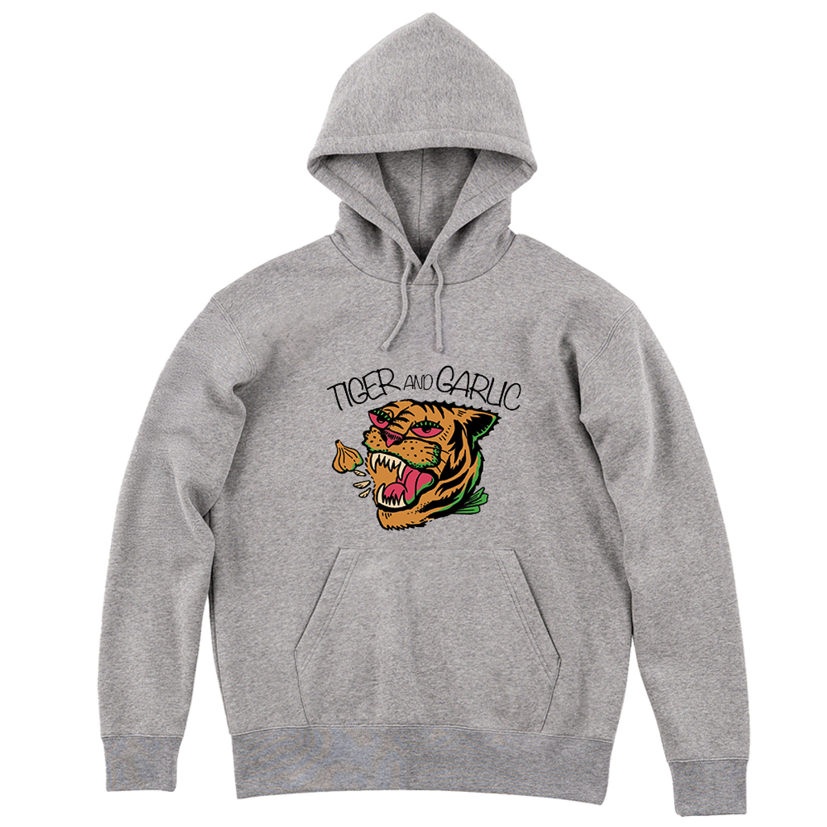 타이거앤갈릭(TIGER AND GARLIC) A HOT-EYED TIGER COLOR_HOODIE