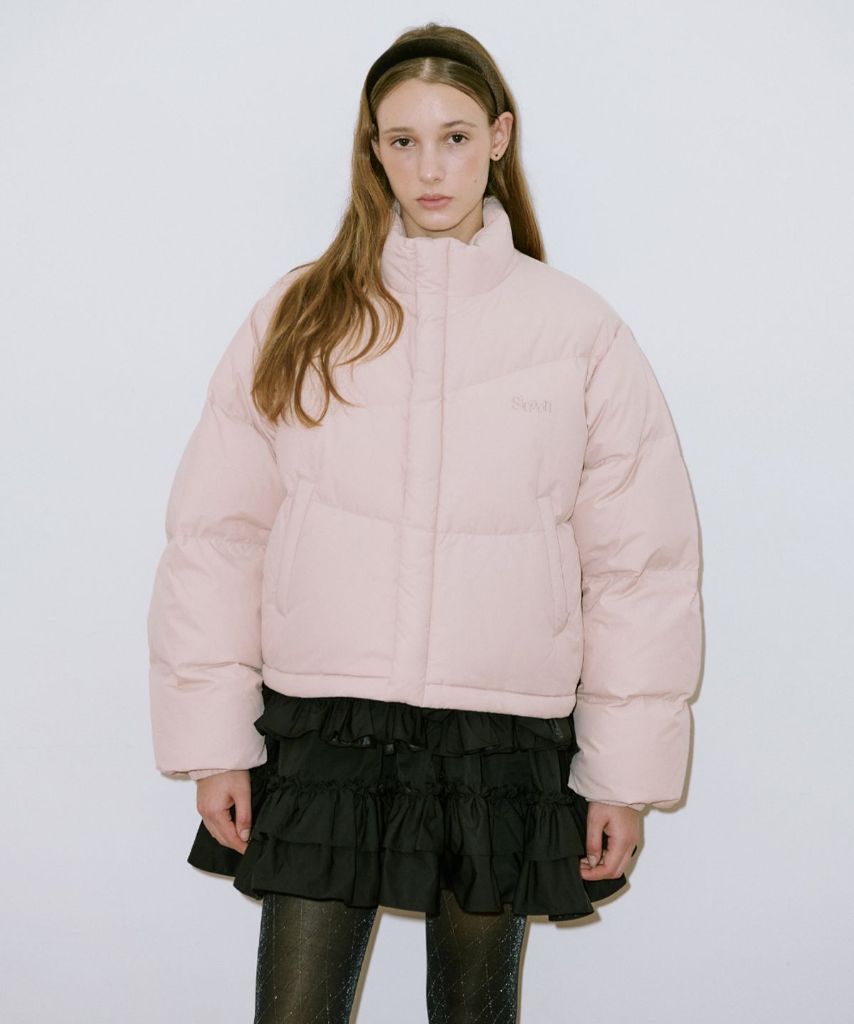 시눈(SINOON) Puffer Jacket (Soft Pink)