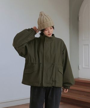 테일즈 스트링 숏 야상점퍼