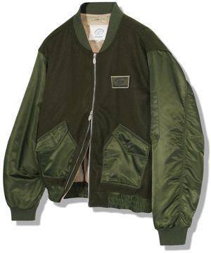 오버핏 셔링 MA-1 자켓