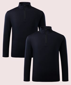 [2PACK] 남성용 기능성 터틀넥 집업 긴팔 기모 상의 AR-31 (3컬러)
