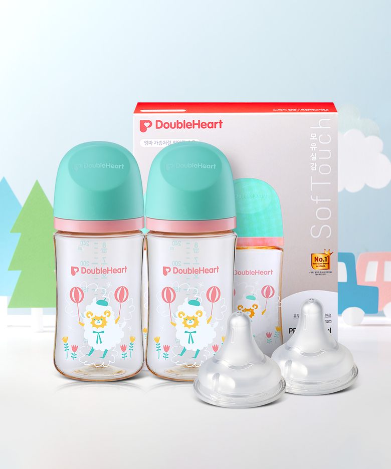 모유실감 디어프렌즈 240ml(젖병2+젖꼭지2) 3종 택1