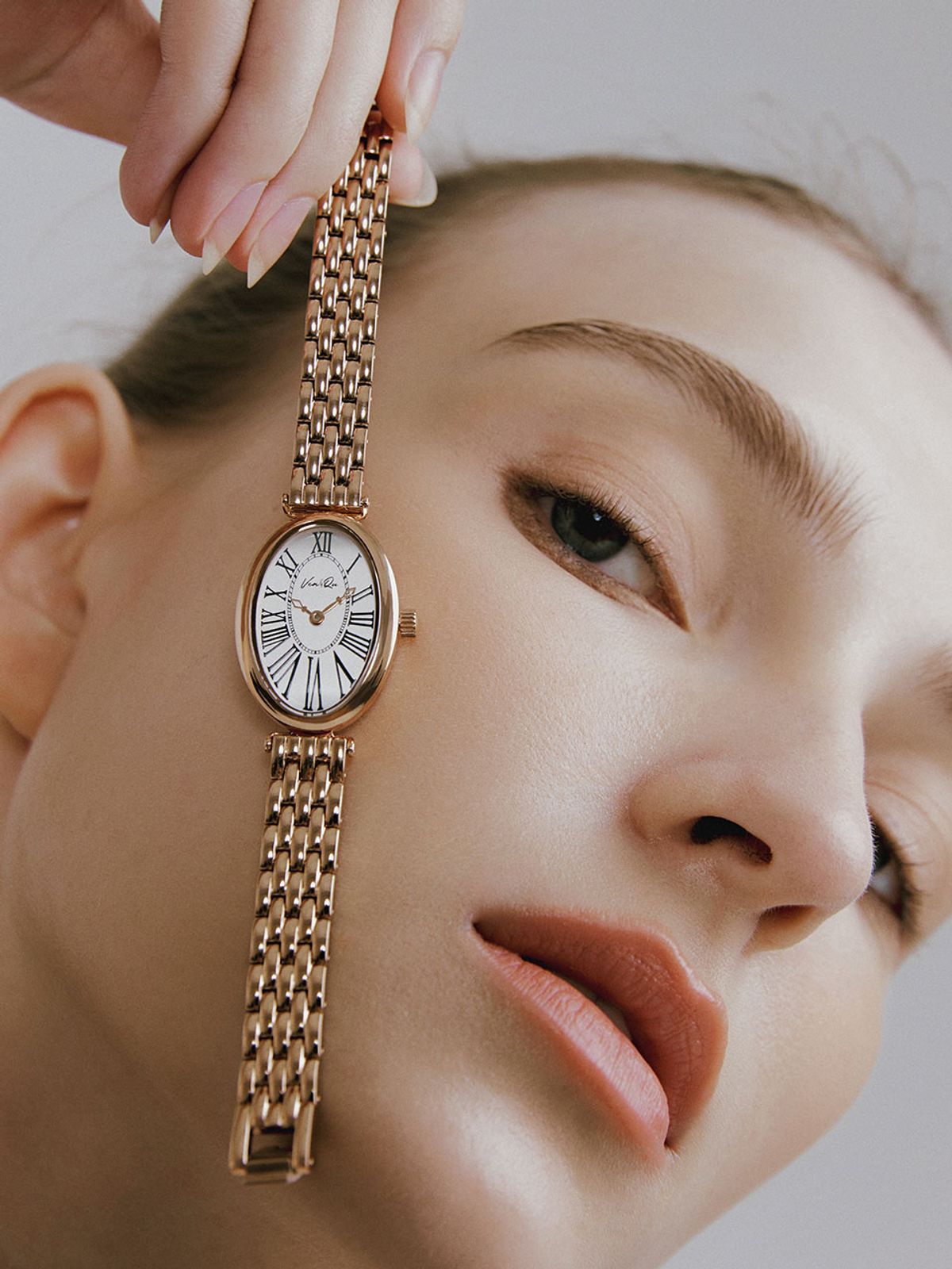 벤앤쿠(VENANDQU) Dome-Rosegold/White (Beads)